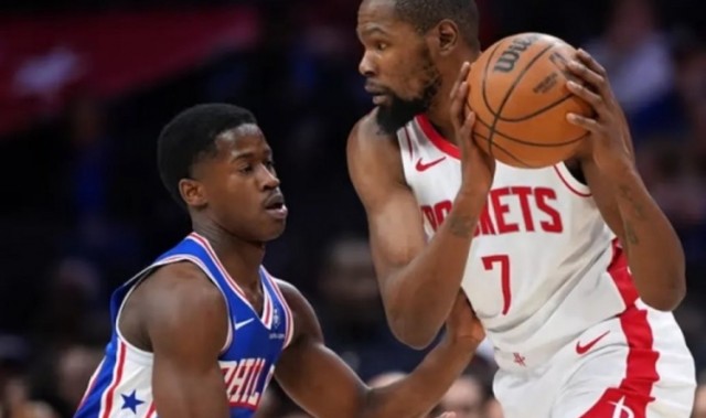 火箭费城到最后，又是杜兰特承担所有